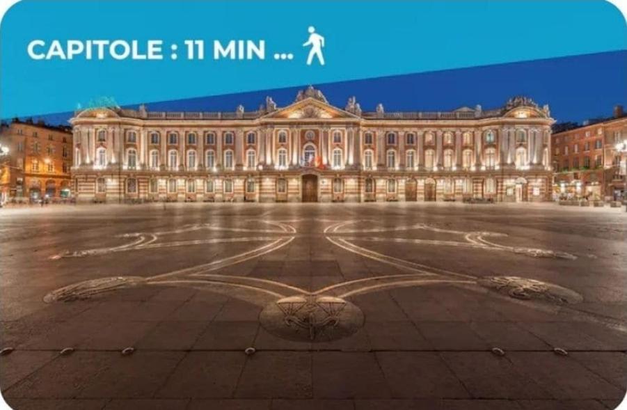 T3 Petit Confort - Proche Commodites - Parking Prive Toulouse Eksteriør billede